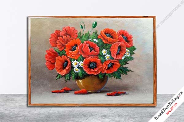 Tranh Hoa Nghệ Thuật giả sơn dầu M652
