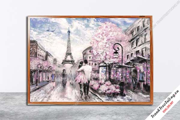 Tranh Hoa Nghệ Thuật giả sơn dầu M9