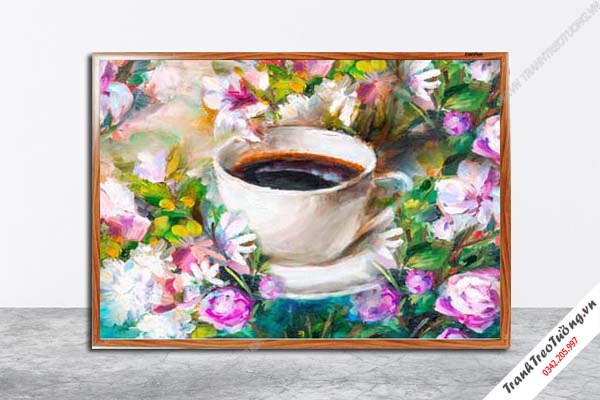 Tranh Hoa Nghệ Thuật giả sơn dầu M91