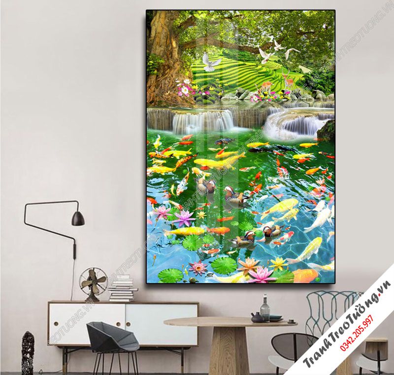 Tranh đứng Sơn Thủy Hữu Tình M20