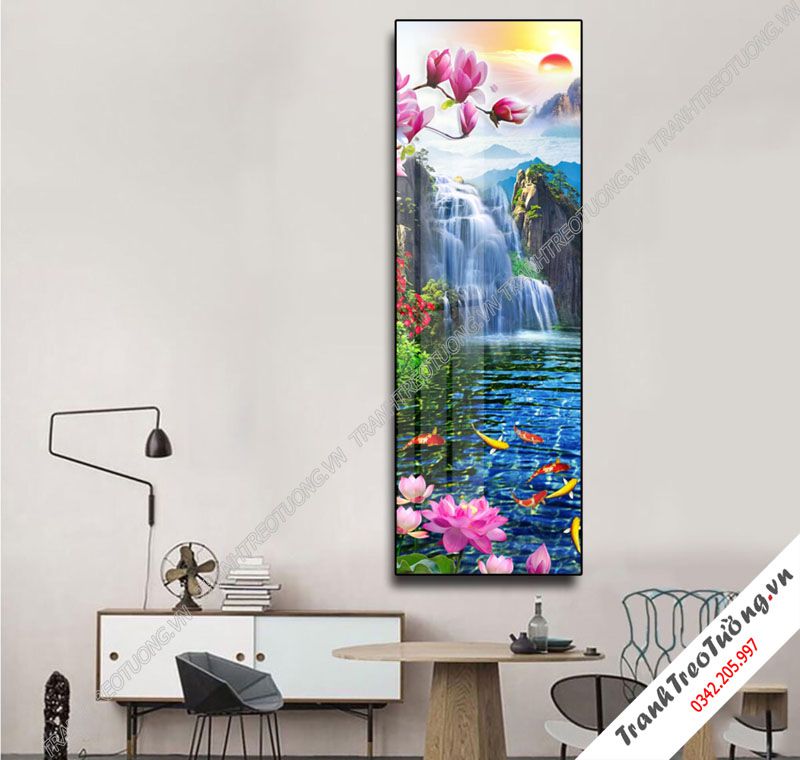 Tranh đứng Sơn Thủy Hữu Tình M26