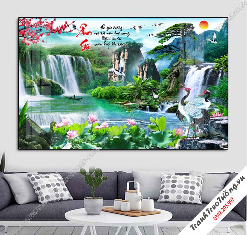 Tranh Sơn Thủy Hữu Tình M105