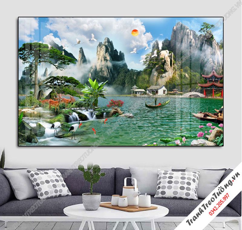 Tranh Sơn Thủy Hữu Tình M139