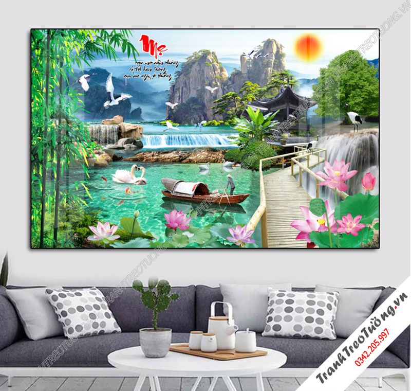 Tranh Sơn Thủy Hữu Tình M15