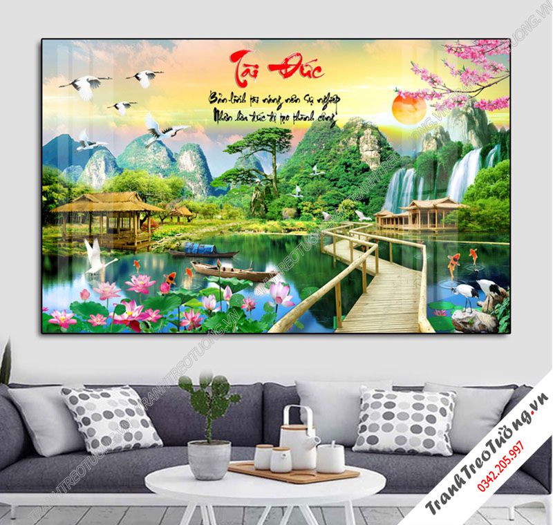 Tranh Sơn Thủy Hữu Tình M2