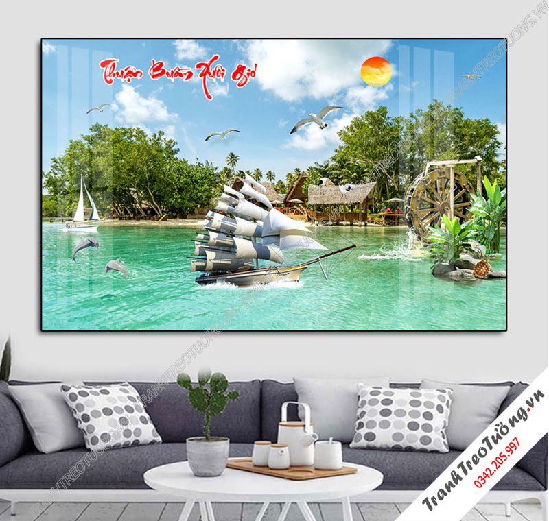 Tranh Sơn Thủy Hữu Tình M23