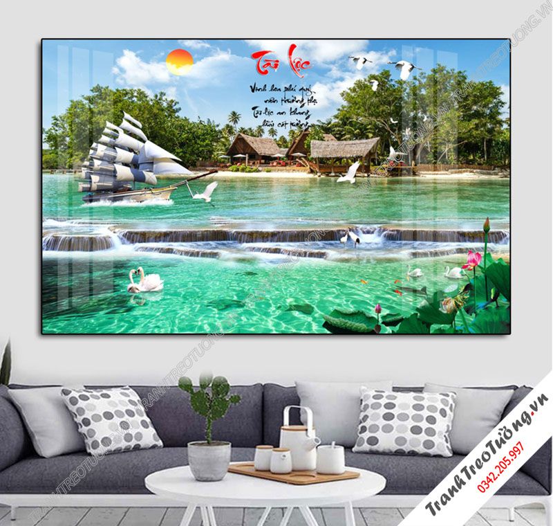 Tranh Sơn Thủy Hữu Tình M24