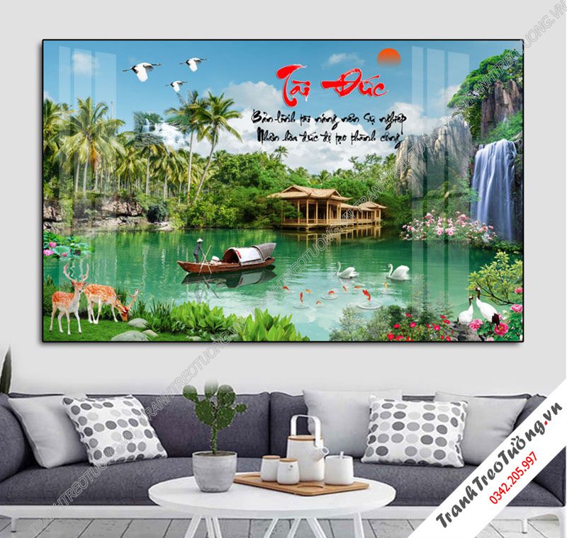 Tranh Sơn Thủy Hữu Tình M27