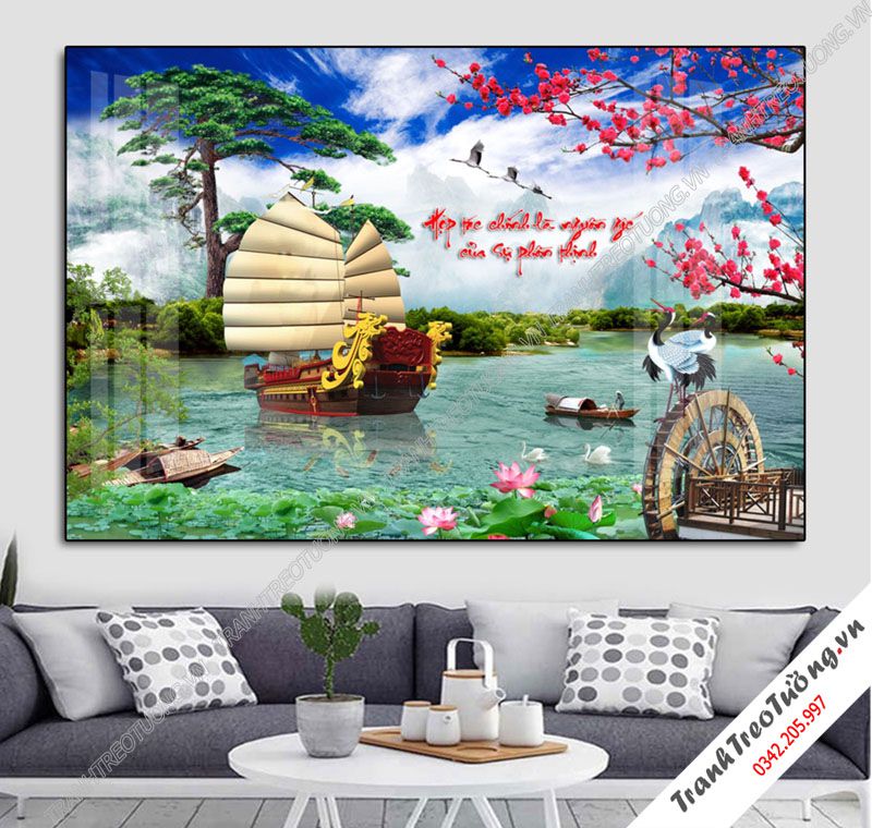 Tranh Sơn Thủy Hữu Tình M32