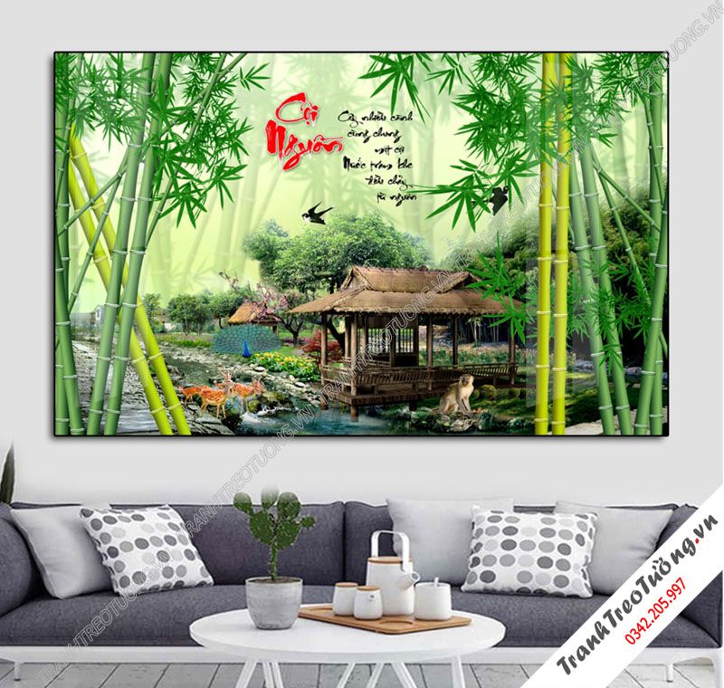 Tranh Sơn Thủy Hữu Tình M37