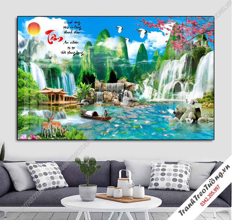 Tranh Sơn Thủy Hữu Tình M39