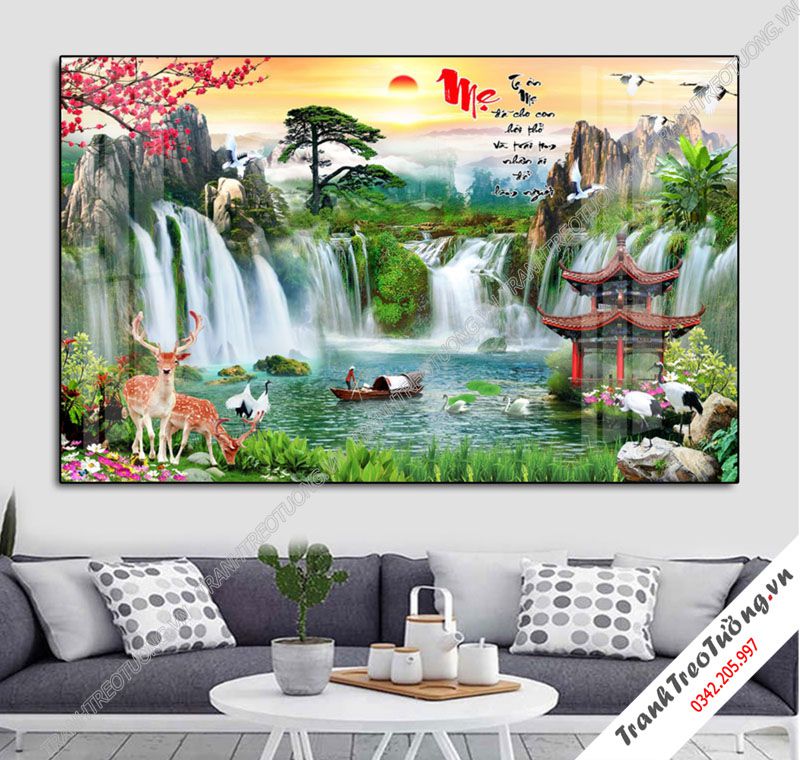 Tranh Sơn Thủy Hữu Tình M40