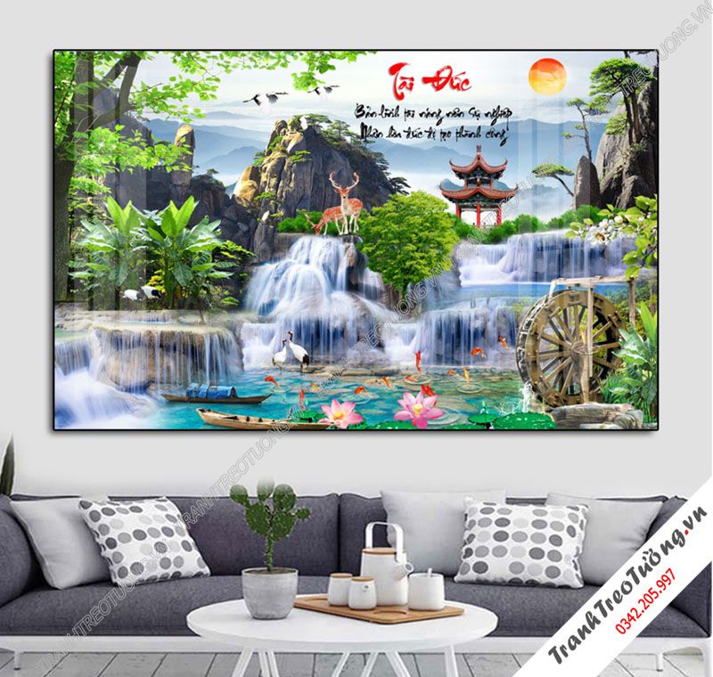 Tranh Sơn Thủy Hữu Tình M43