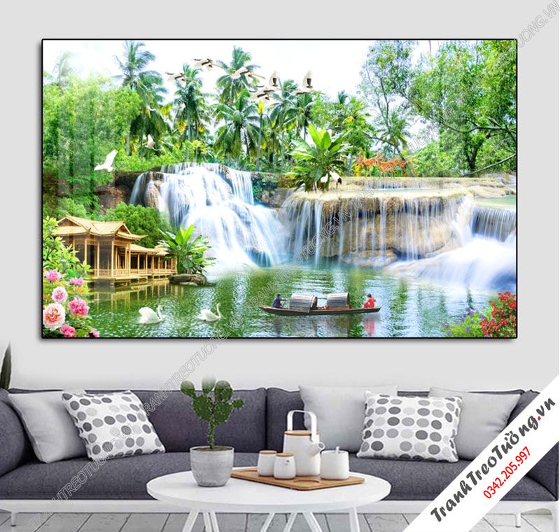 Tranh Sơn Thủy Hữu Tình M45