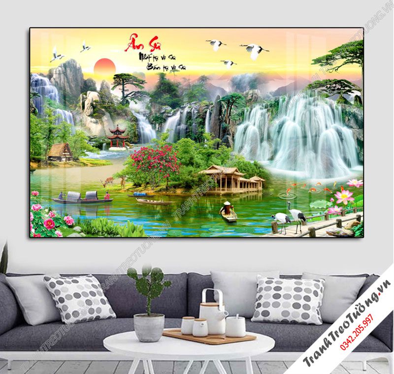 Tranh Sơn Thủy Hữu Tình M47