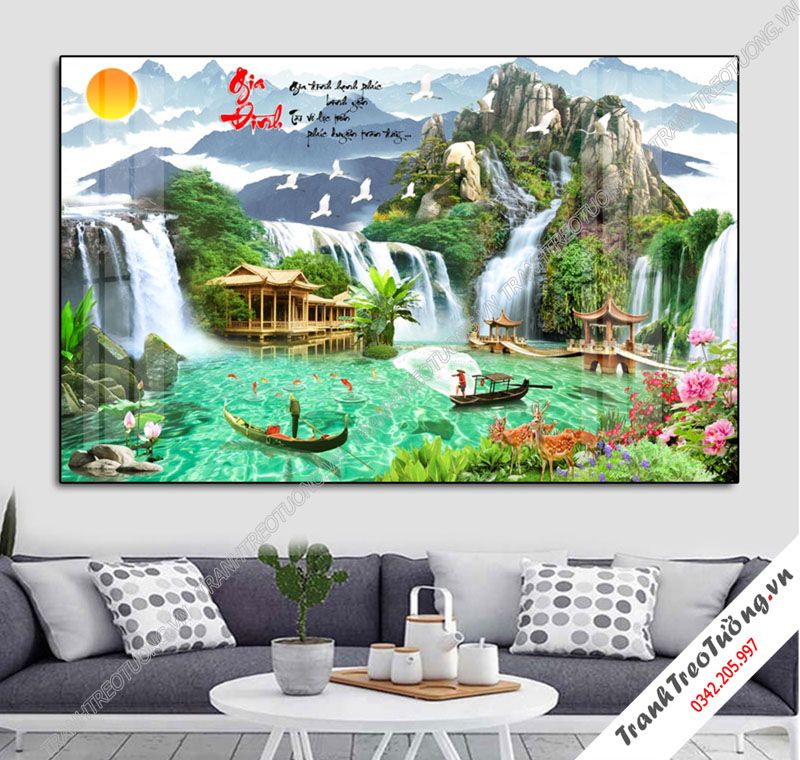 Tranh Sơn Thủy Hữu Tình M52