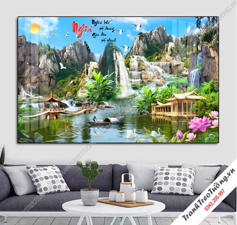 Tranh Sơn Thủy Hữu Tình M53