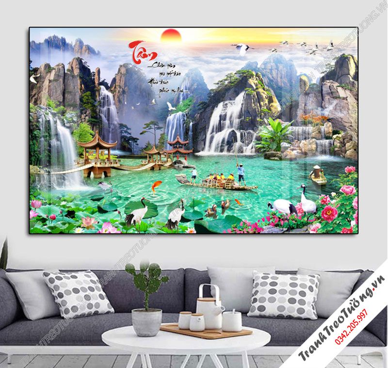 Tranh Sơn Thủy Hữu Tình M62