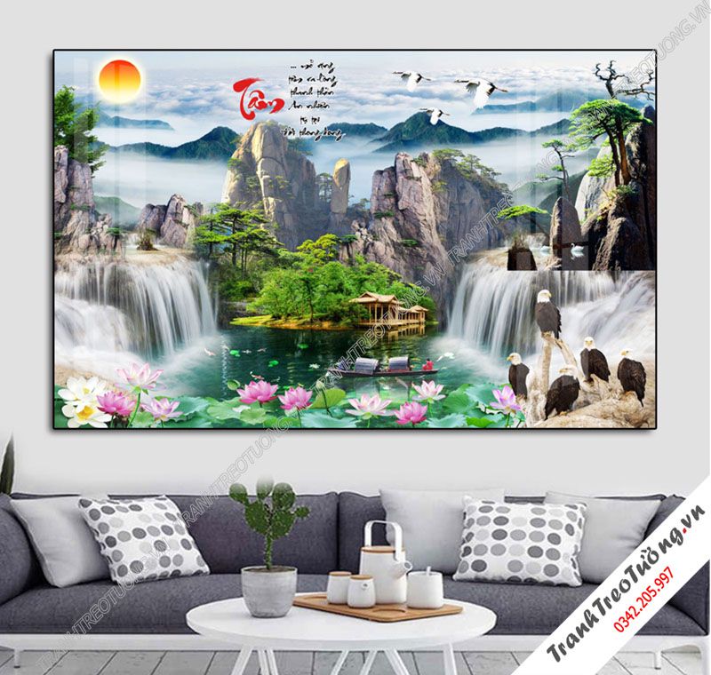 Tranh Sơn Thủy Hữu Tình M72