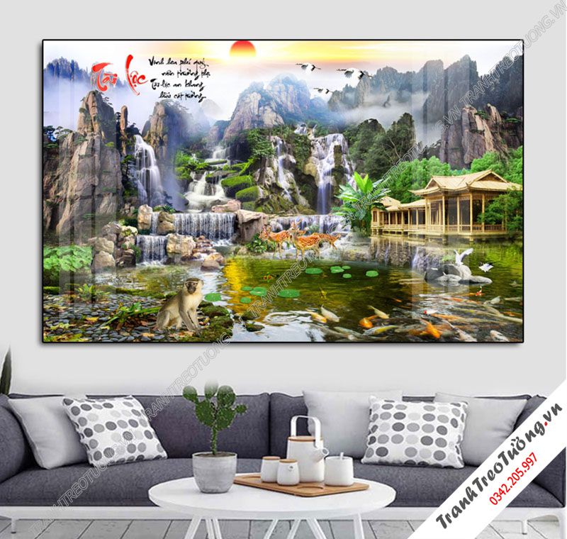 Tranh Sơn Thủy Hữu Tình M79