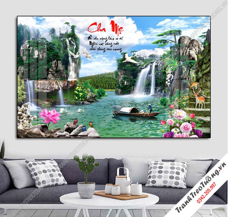 Tranh Sơn Thủy Hữu Tình M81
