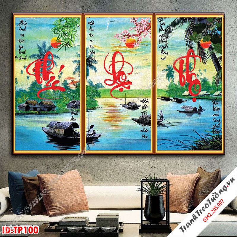 Tranh Thư Pháp Nghệ Thuật M100
