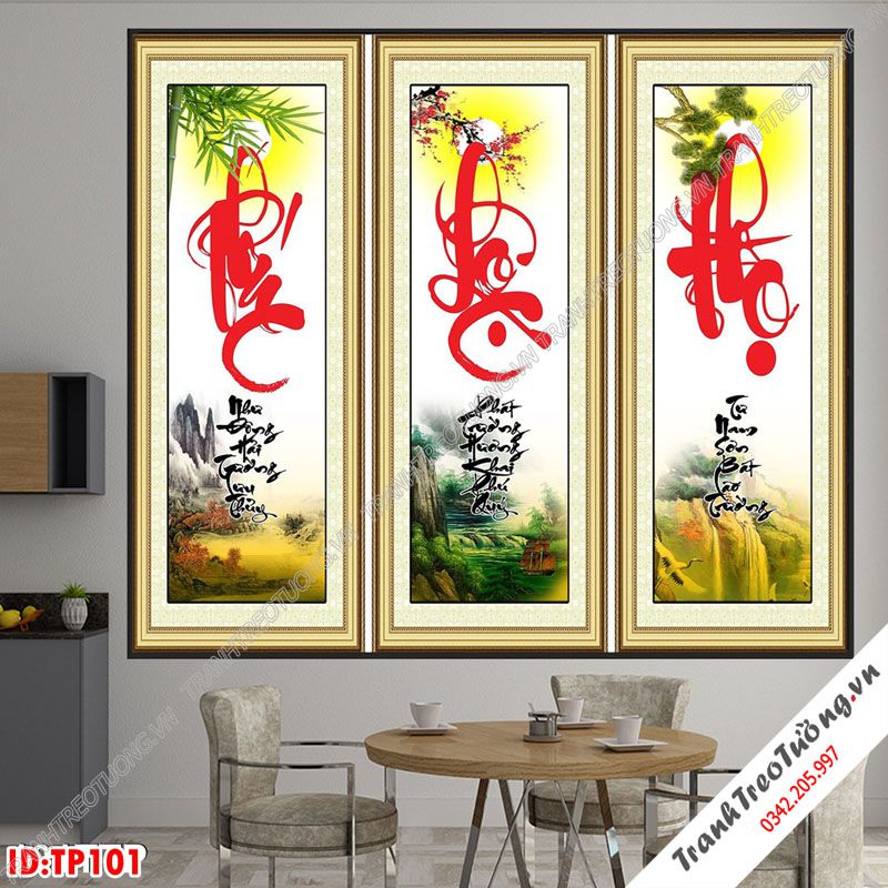 Tranh Thư Pháp Nghệ Thuật M101