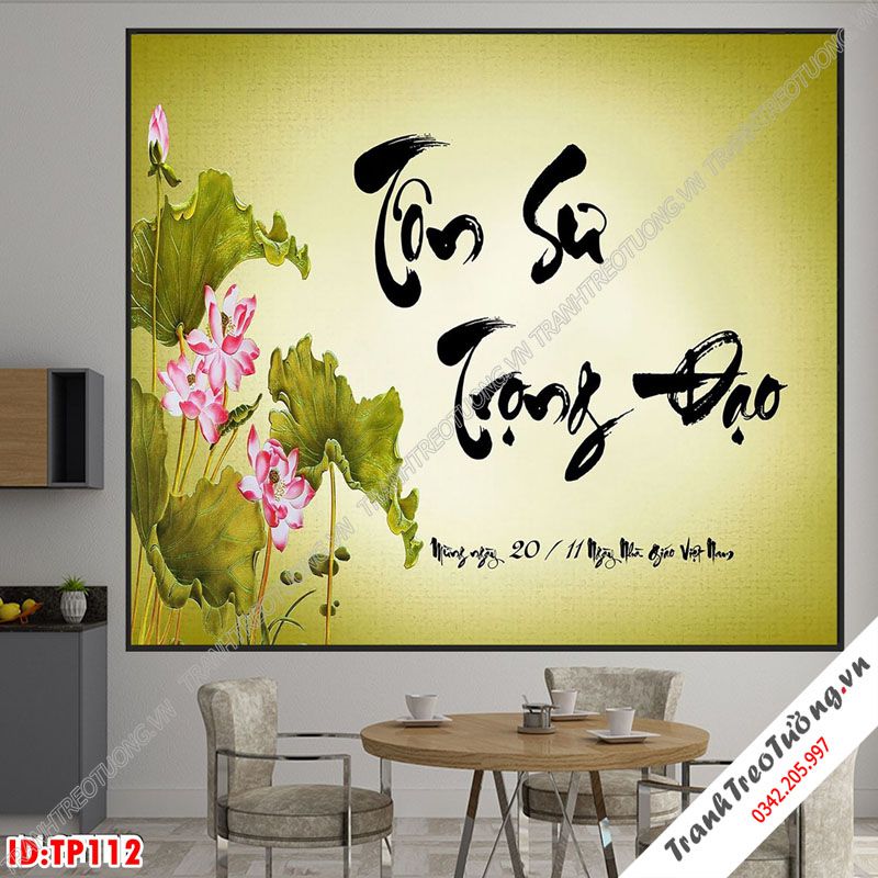 Tranh Thư Pháp Nghệ Thuật M112