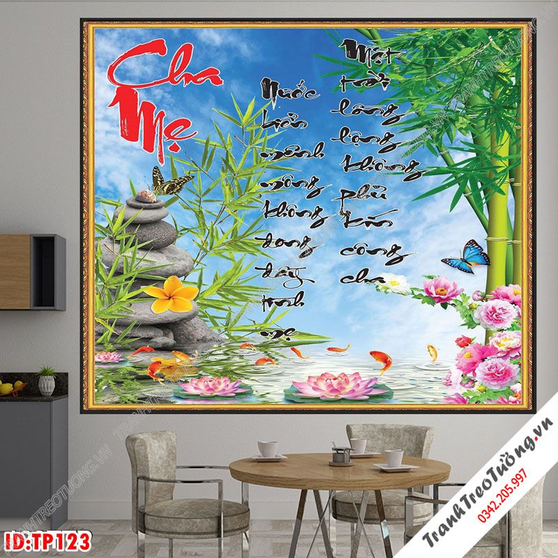 Tranh Thư Pháp Nghệ Thuật M123