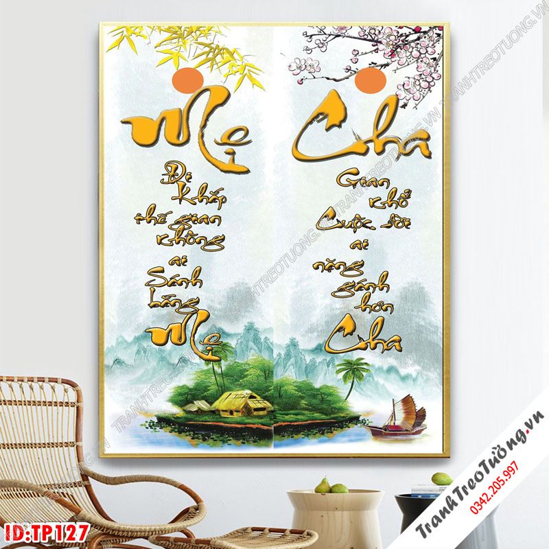 Tranh Thư Pháp Nghệ Thuật M127