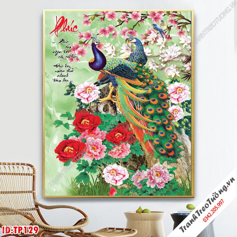 Tranh Thư Pháp Nghệ Thuật M129