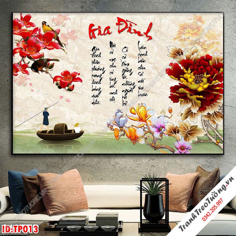 Tranh Thư Pháp Nghệ Thuật M13