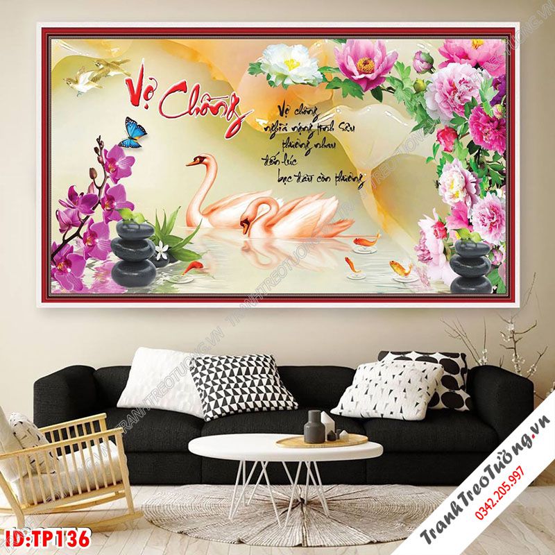 Tranh Thư Pháp Nghệ Thuật M136
