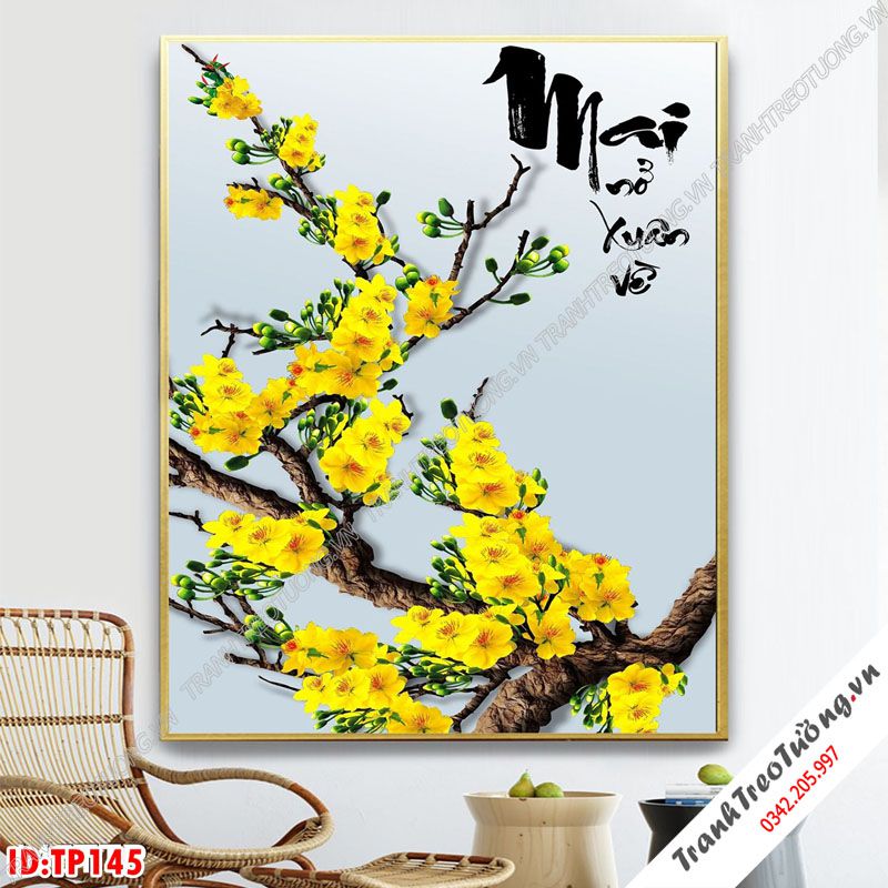 Tranh Thư Pháp Nghệ Thuật M145