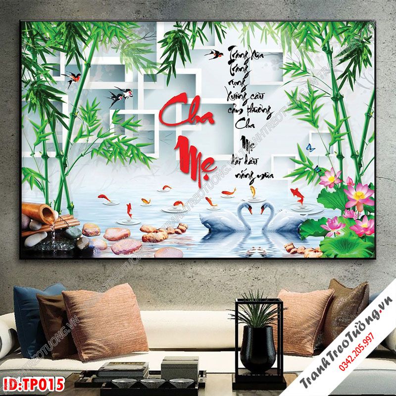 Tranh Thư Pháp Nghệ Thuật M15
