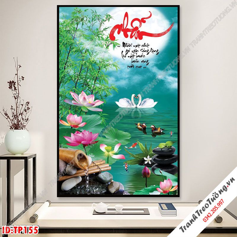 Tranh Thư Pháp Nghệ Thuật M155