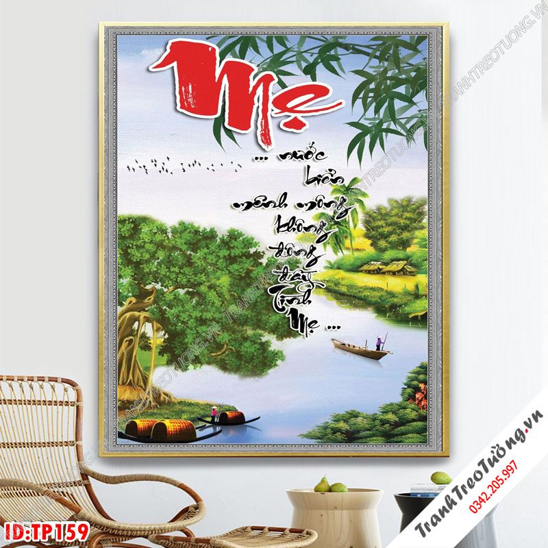 Tranh Thư Pháp Nghệ Thuật M159