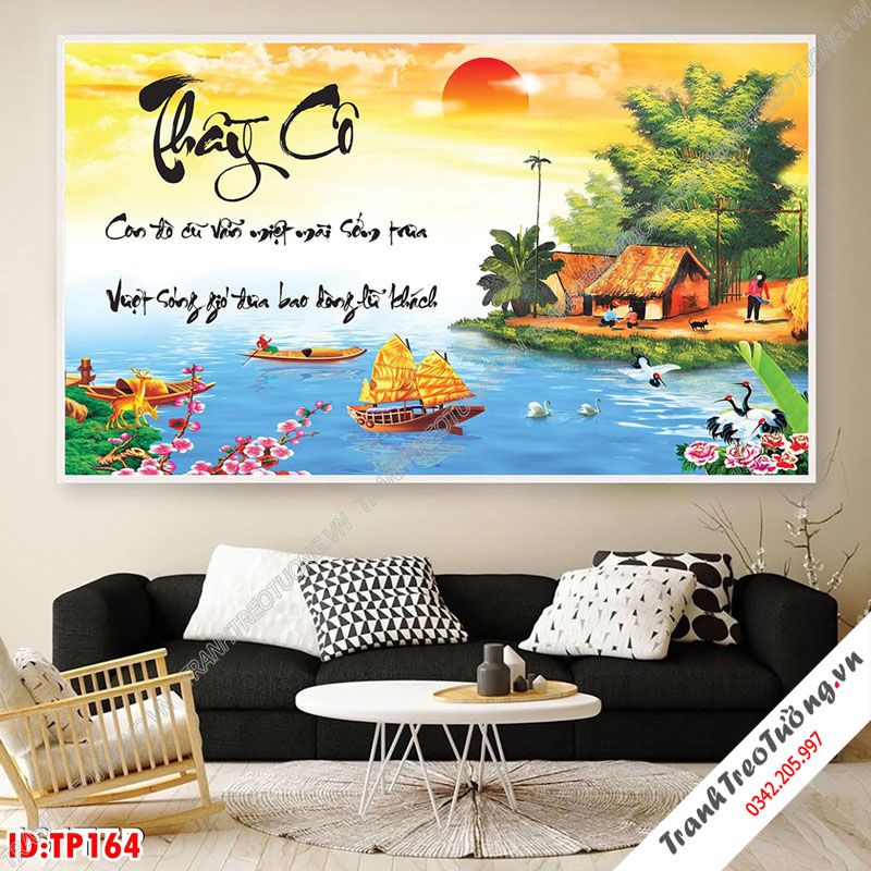 Tranh Thư Pháp Nghệ Thuật M164