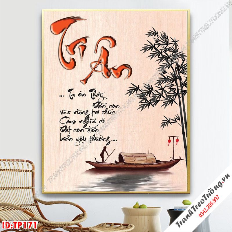 Tranh Thư Pháp Nghệ Thuật M171