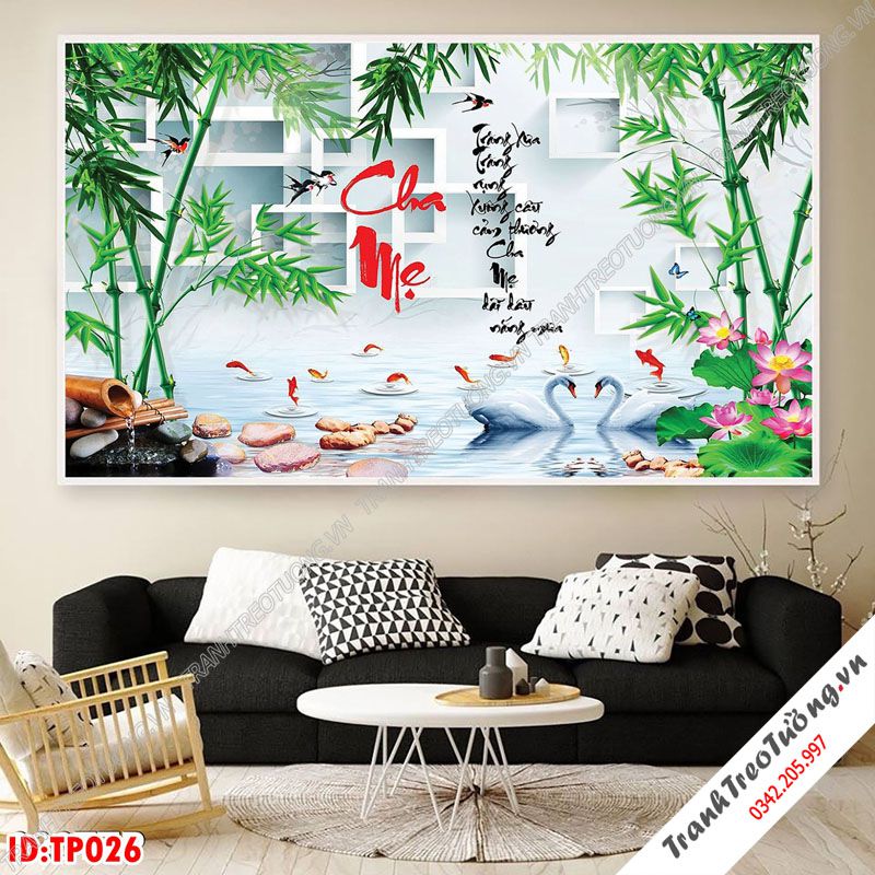 Tranh Thư Pháp Nghệ Thuật M26