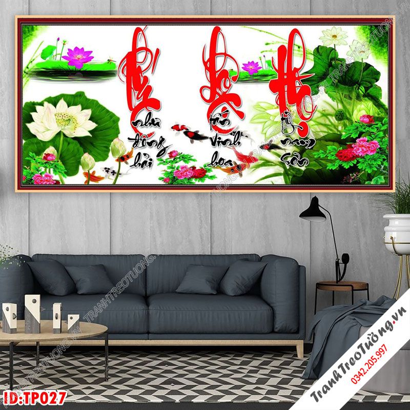 Tranh Thư Pháp Nghệ Thuật M27