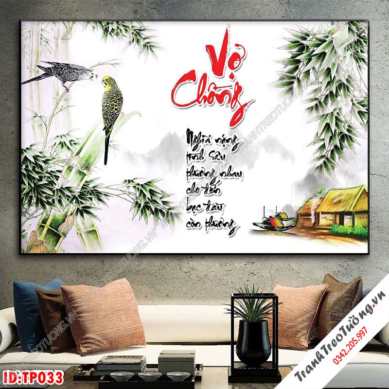 Tranh Thư Pháp Nghệ Thuật M33