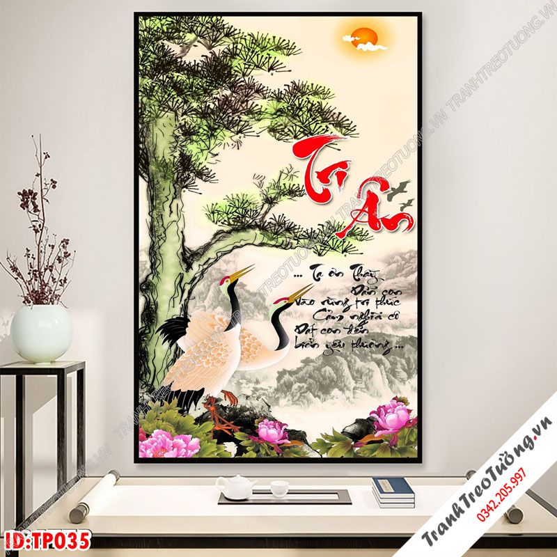 Tranh Thư Pháp Nghệ Thuật M35