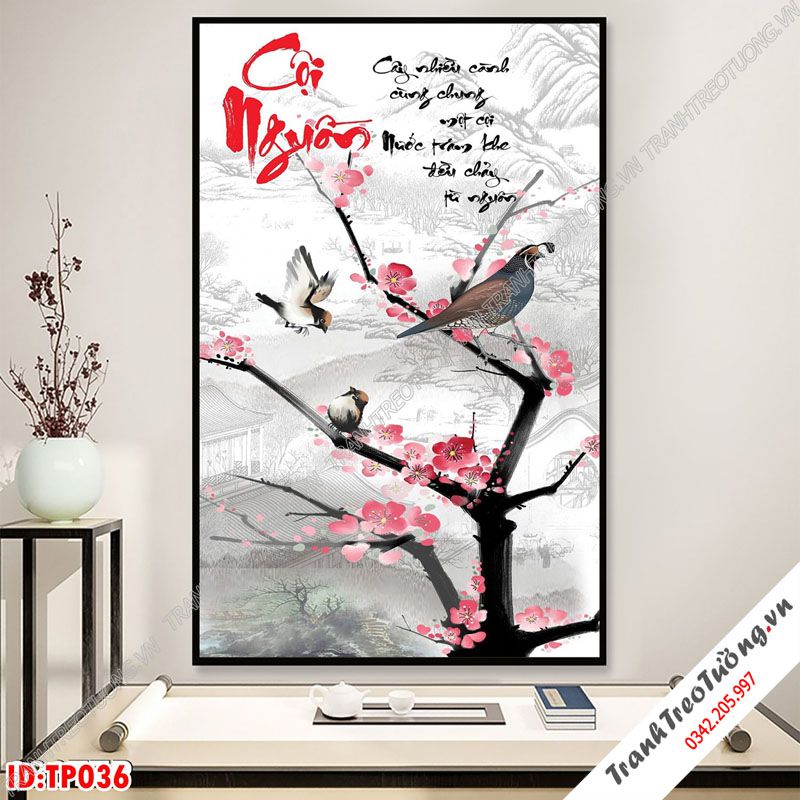 Tranh Thư Pháp Nghệ Thuật M36