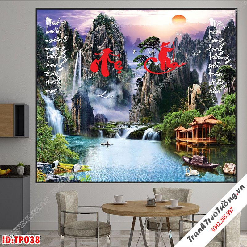 Tranh Thư Pháp Nghệ Thuật M38