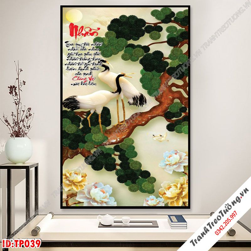 Tranh Thư Pháp Nghệ Thuật M39