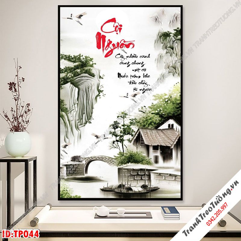 Tranh Thư Pháp Nghệ Thuật M44