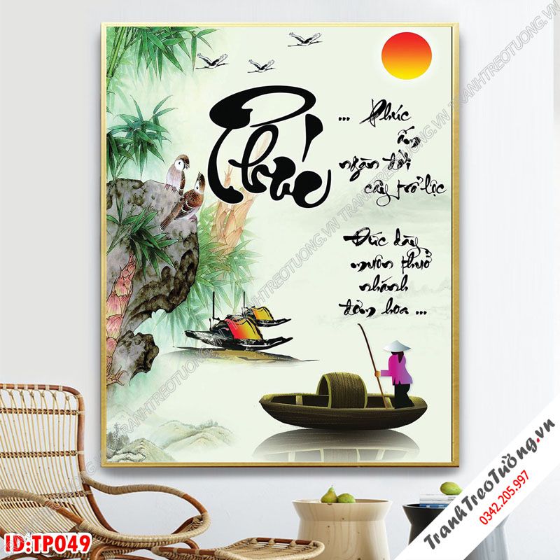 Tranh Thư Pháp Nghệ Thuật M49