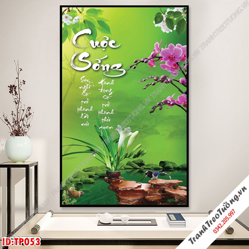 Tranh Thư Pháp Nghệ Thuật M53