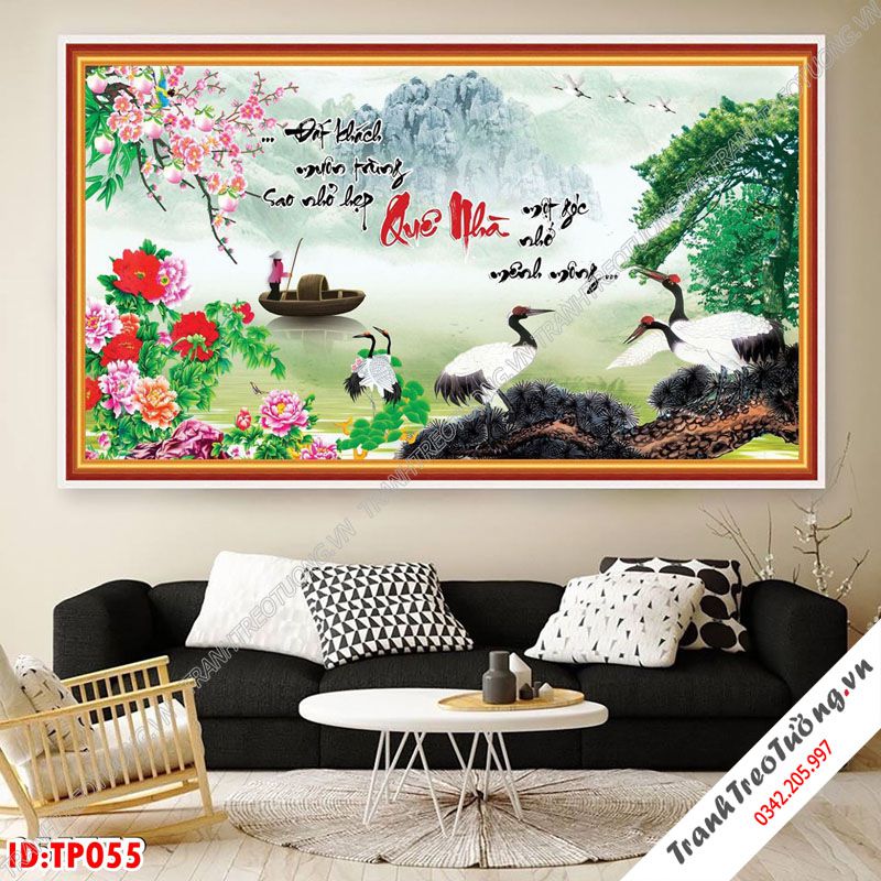 Tranh Thư Pháp Nghệ Thuật M55